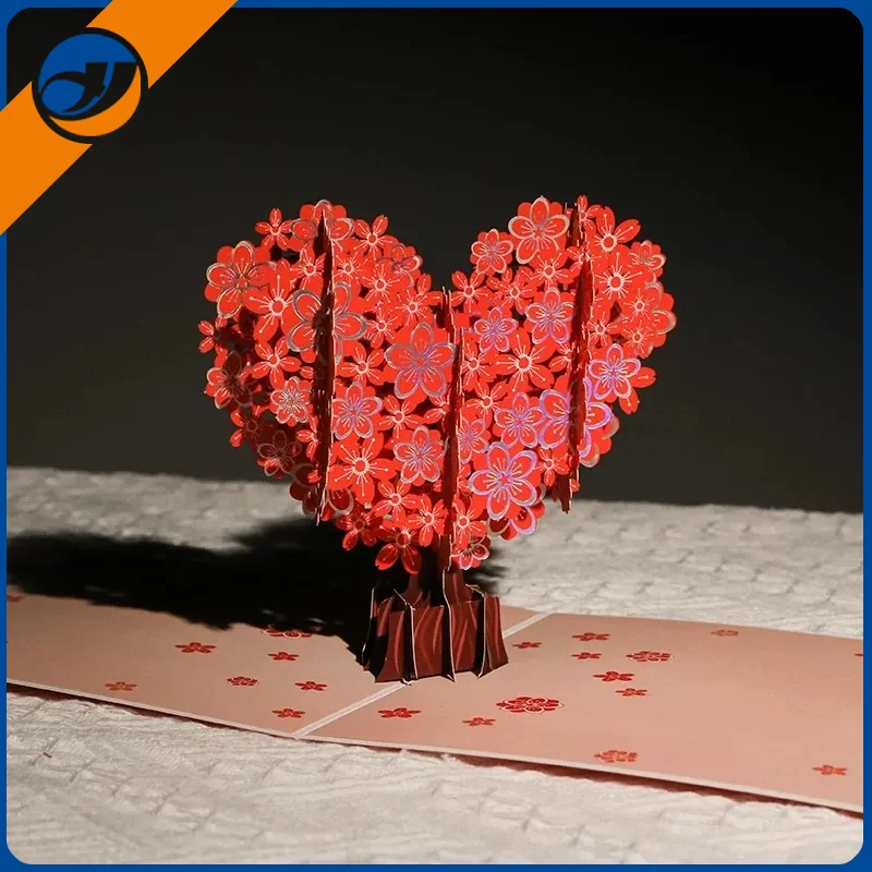 Card de hârtie Valentine 3D